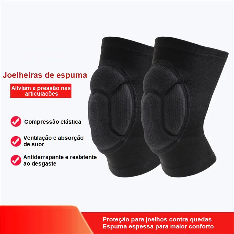 Joelheiras Elásticas Anti-Colisão Esportivas