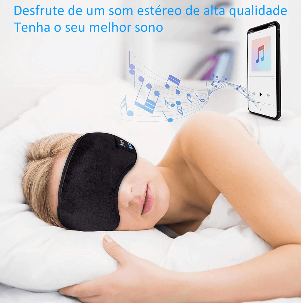 Máscara de dormir com fones Bluetooth Enjoying® – PipoShop